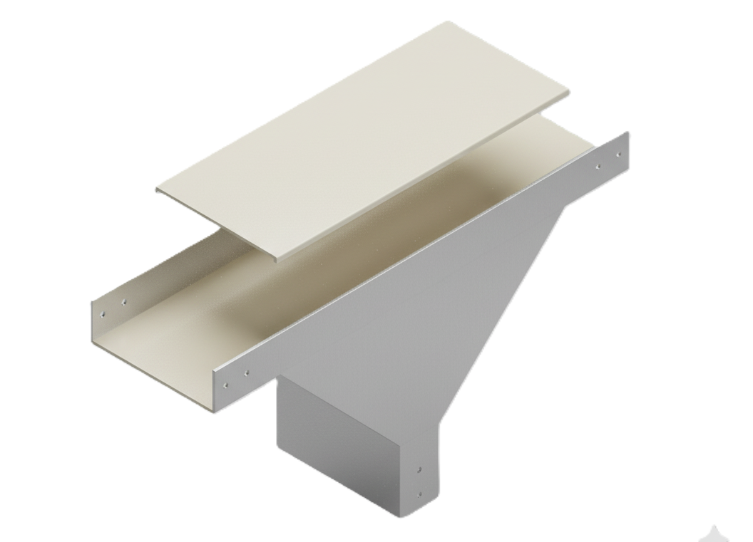 Vertical Tee Cable Tray Cover